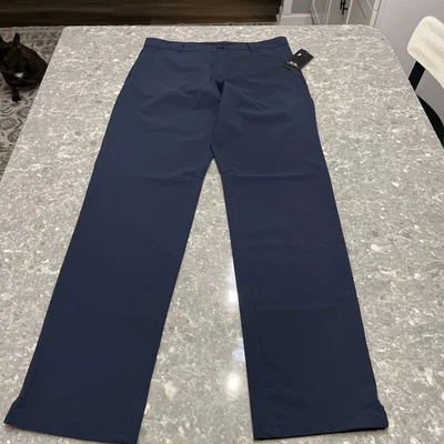 Oakley 裤子男式 30x32 蓝色性能高尔夫弹力休闲新款专业版 — 第 1/4 张图片