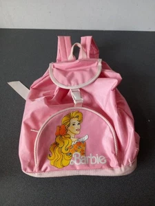 Vintage Offizieller Barbie Rucksack Rosa Schule Pool 32 cm x 34 cm - Bild 1 von 15