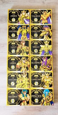 Saint Seiya Vintage Bandai 2003 Lot 12 Chevaliers d'ors Gold Occasion Bien Lire - Photo 1/4