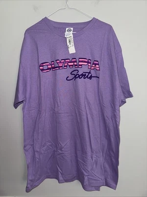 Camisa deportiva vintage Olympia púrpura XL Y2K 90s nueva con etiquetas Foto 1 de 4