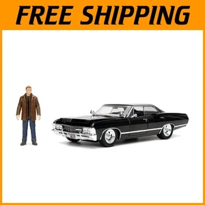 Supernatural 1967 Chevy Impala Die-Cast Car & Dean Figure - Collectible Toy - Picture 1 of 11