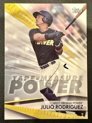 2020 Topps Pro Debut Tape-Measure Power Julio Rodriguez #TMP-JR Seattle Mariners - Image 1 of 2