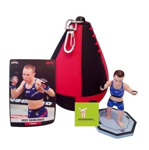 ROSE NAMAJUNAS Flyweight UFC Octagon Fighters Speed Bag Figur 2025 **LESEN** - Bild 1 von 6