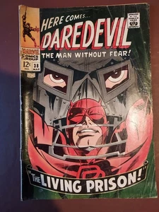 DAREDEVIL #38 MÄRZ 1968, IN GUTEM BIS V/GUTEM ZUSTAND, DR DOOM THE LIVING PRISON. - Bild 1 von 2