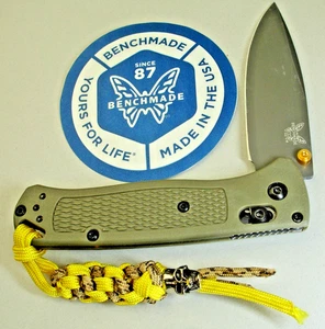 Benchmade 535 Bugout 3.24" CPM-S30V Matt Gray Blade Green Grivory Handle - Picture 1 of 18