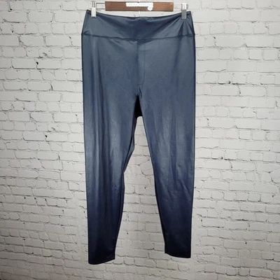 Nuevo con etiquetas Leggings Ligeros Offline Aerie Real Luxe Azul Imitación Cuero Tiro Alto XL Foto 1 de 4