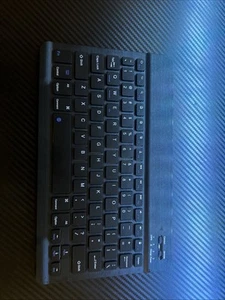 Black Bluetooth Enabled Rechargeable (USB-C)Ultra Thin QWERTY Keyboard Unbranded - Picture 1 of 2