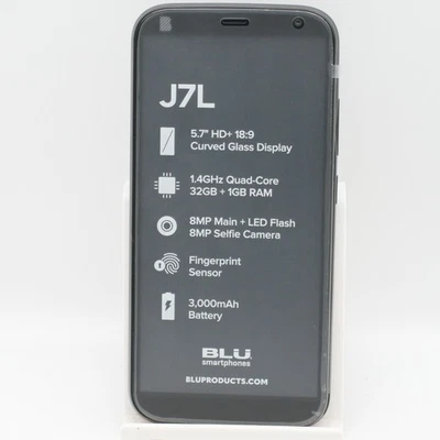 BLU J7L Unlocked Android Smartphone READ DESCRIPTION B165 - Image 1 of 3