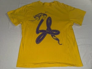Rare Vintage Nike Kobe Bryant Mamba #24 Snake T Shirt Yellow Mens Large - Bild 1 von 4