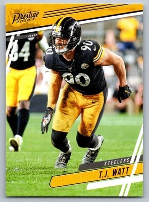 2020 Panini Obsidian T.J. Watt Pittsburgh Steelers #11 - Image 1 of 2