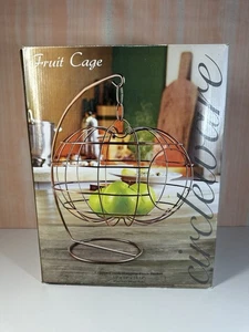 Circleware Apple Cage Shaped Hanging Fruit Basket - New In Box - Picture 1 of 5