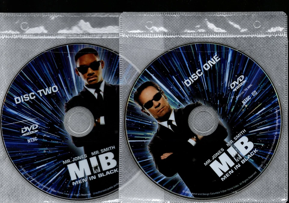 Men in Black (1997) DVD *DISC ONLY*  = REGION 1 - Tommy Lee Jones - 2 Disc - Image 1 of 1