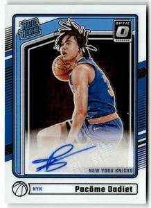 Panini 2024-25 Donruss Optic NBA No. 336 Pacome Dadiet Rated Rookie Auto - Bild 1 von 2