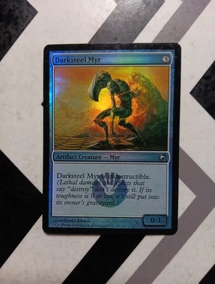 Scars of Mirrodin  MTG  FOIL  Darksteel Myr  Magic - Image 1 of 2