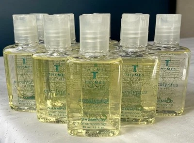 Thymes Eucalyptus Shampoo Travel Size Lot of 10, 1.5 fl oz each = 15 fl oz total - Image 1 of 4
