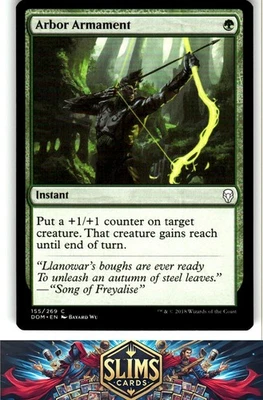 Magic the Gathering MTG Dominaria Arbor Armament #155 Buy 2 Get 1 - Image 1 of 2