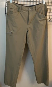 Patagonia Quandary Pants Adult 34 X 33 Nylon Stretch Tan Style 55186 - Picture 1 of 8