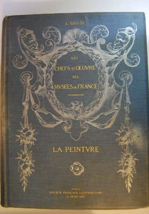 LIBRO ANTICO LEGATURA LES CHEFS D'OUVRE MUSEES FRANCE - Imagen 1 de 1