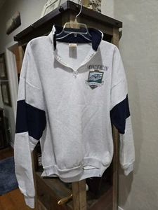 Vintage Washington Mt Saint Helens sweatshirt 1/4 Zip  size XL. Made USA - Picture 1 of 5