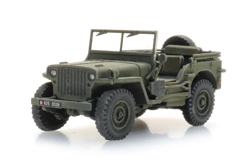 Artitec 6870581 - 1/87/H0 Fr M201 Hotchkiss Jeep Verde - Nuovo - Immagine 1 di 1