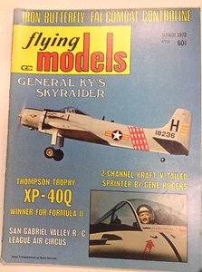 Flying Models Magazine General Ky's Skyraider XP-40Q March 1972 040917nonrh - Picture 1 of 1