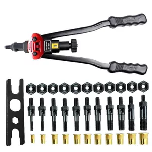 16” Hand Rivet Nut Tool Rivet Nut Setter Kit Hand Blind Riveter Gun - Picture 1 of 12