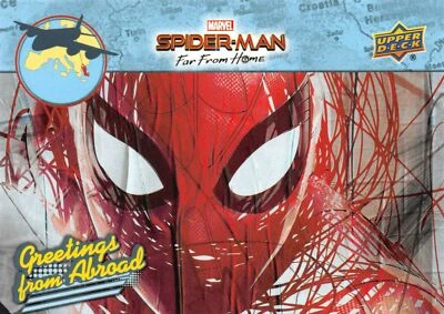 Spider-Man Far From Home Movie GREETINGS FROM ABROAD Trading Card Insert GFA-9 - Image 1 of 2
