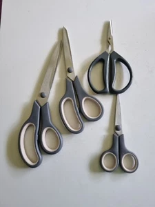 4er Set Lederscheren Schneider Schneiderei Basteln Lederhandwerk Trimmen Haus Garten - Bild 1 von 10