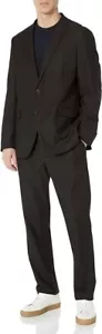 Kenneth Cole REACTION Men's Performance Slim Fit Suit, Charcoal, 44 Long W37 - Picture 1 of 4