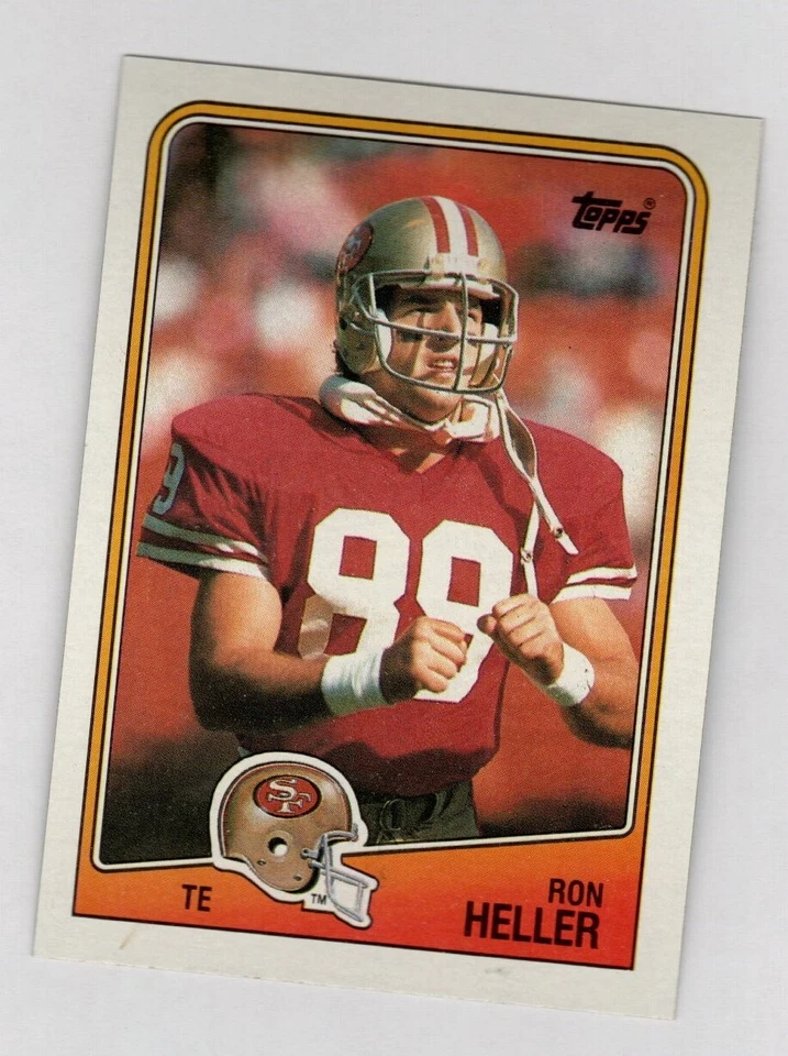 1988 Topps Football #45 Ron Heller San Francisco 49'ers - Image 1 of 1