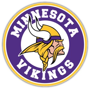 Minnesota Vikings Logo NFL Sport Auto Stoßstange Aufkleber Aufkleber "GRÖSSEN" - Bild 1 von 1