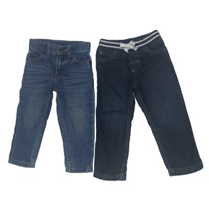 Carter Denim Blue Jeans Girl's Size 2T - Lot Of 2 - Picture 1 of 5