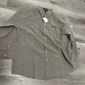 Vantage Bell South braunes Shirt mit Knopfleiste Größe 2X - Bild 1 von 3