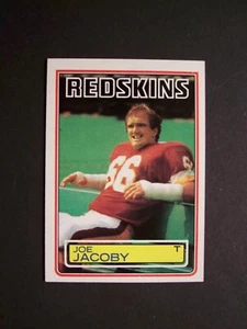 1983 Topps Football #190 Joe Jacoby (Washington Redskins) - MT! WOW! L@@K! - Bild 1 von 1