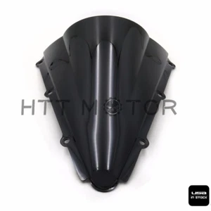Motorcycle Windshield Windscreen For Yamaha YZF R1 2000-2001 Black - Picture 1 of 11