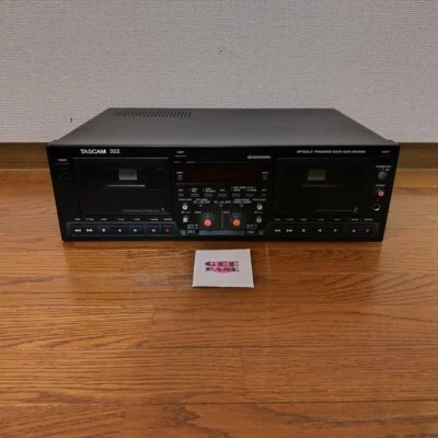 Reproductor/Grabador Profesional Doble Cassette Deck TASCAM Modelo 322 Funciona Foto 1 de 4