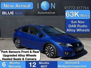 2016 Honda Civic 1.4 i-VTEC SE Plus (Navi) *Heated Seats, DAB* Hatchback Petrol - Picture 1 of 24