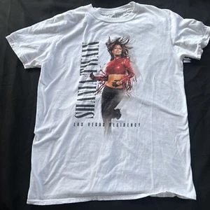 Shania Twain Las Vegas Residency Shirt Size L White Short Sleeve Rare - Picture 1 of 7