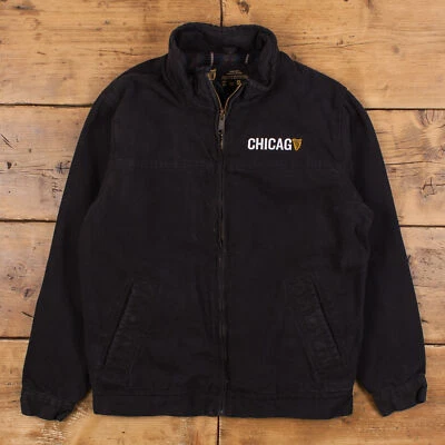 Vintage Guinness Workwear Jacket S Embroidered Black - Image 1 of 4