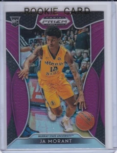 JA MORANT ROOKIE CARD 2019 Memphis Grizzlies RARE PURPLE PRIZM $$ VARIATION RC! - Picture 1 of 2