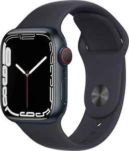 Apple Watch Series 7 45mm(GPS+Cellular) Aluminum Blue with Sport Band-Acceptable - Picture 1 of 2