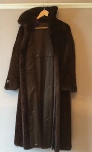 Ladies Full Length Glossy Swing Back Mink Coat. Unique & Superb Quality - Picture 1 of 11