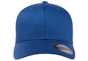 FLEXFIT TWILL CAP 6277 STRETCH FITTED HAT - ROYAL BLUE - Picture 1 of 5