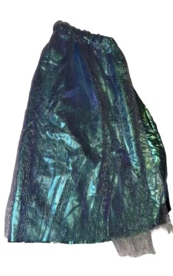 Handmade XXS Mermaid Open Short Elastic Cosplay Green Skirt - Image 1 of 4