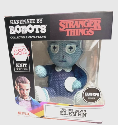 手工制作机器人:陌生人事物“Upside Down Eleven”针织乙烯基 MegaCon #282 — 第 1/4 张图片