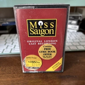 MISS SAIGON ORIGINAL LONDON CAST RECORDING 2 TAPE SET GEMA BIEM IMPORT ORIGINAL - Picture 1 of 4