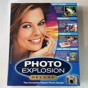 Photo Explosion Deluxe 2004 Digital Photography Image Editin Suite VGC - Picture 1 of 6