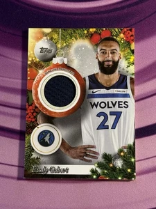 Rudy Gobert 2025-26 Topps Holiday #PR-RG Player Relics - Bild 1 von 2
