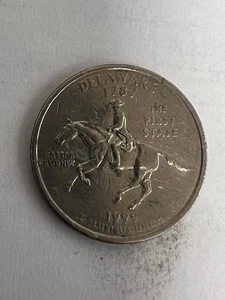 1999 D Quarter Delaware (1787) The First State, Ceasar Rodney - Picture 1 of 2
