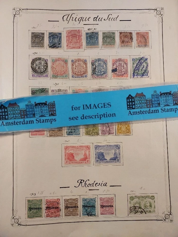 Colonias Británicas como la India en estado bastante bueno pequeña colección clásica en páginas alto valor CAT Foto 1 de 1